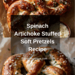 Spinach Artichoke Stuffed Pretzels Recipe
