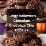 Halloween Chocolate Chocolate Chip Cookies Recipe