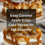 Caramel Apple Eclair Cake Recipe