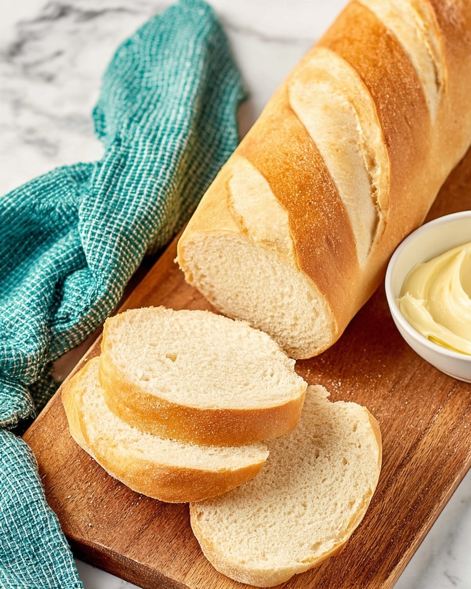 The image shows three golden-brown bread rolls with a shiny, smooth crust and soft texture inside. They have spiral ends and shallow cut marks on top, stacked on a wooden cutting board. To the right, there is a small white bowl filled with smooth, creamy butter, accompanied by a butter knife with a slender handle resting beside it. The background features a soft, white marbled texture with a blurred light blue cloth partially visible in the back. photo taken with an iphone --ar 4:5 --v 7
