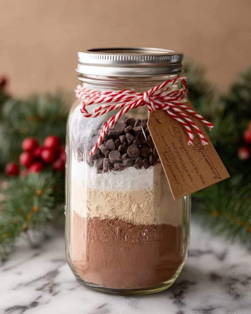 Brownie Mix in a Jar – Holiday Gift Recipe