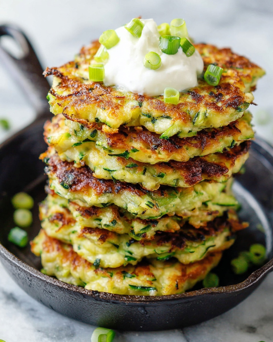 The image shows six golden-brown fritters cooking in a black pan. Each fritter is about the same size and has a crispy, uneven edge, showing a mix of light brown and darker brown colors with small green bits visible inside, indicating chopped herbs or vegetables. The surface texture is rough and crunchy, with some parts looking softer and lighter in color. The fritters lay flat and are spaced apart so you can see the black pan beneath them clearly. The background is a white marbled texture. photo taken with an iphone --ar 4:5 --v 7
