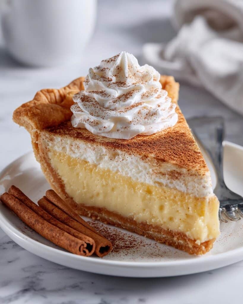 Christmas Eve Cinnamon-Vanilla Custard Pie Recipe