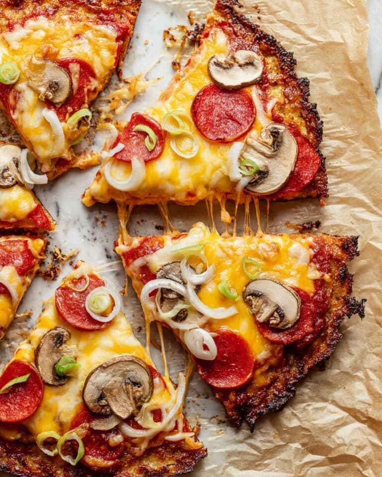Cauliflower Pizza Crust Recipe