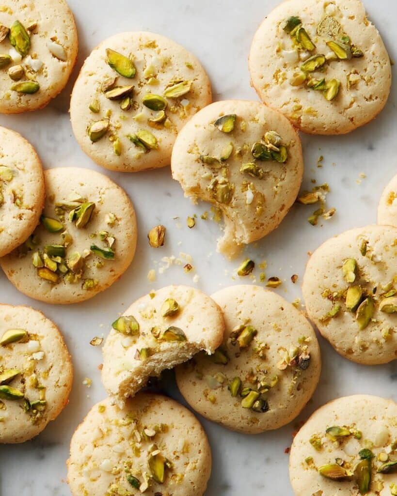 Shirini Gerdooyi: Walnut and Pistachio Persian Egg Yolk Cookies Recipe
