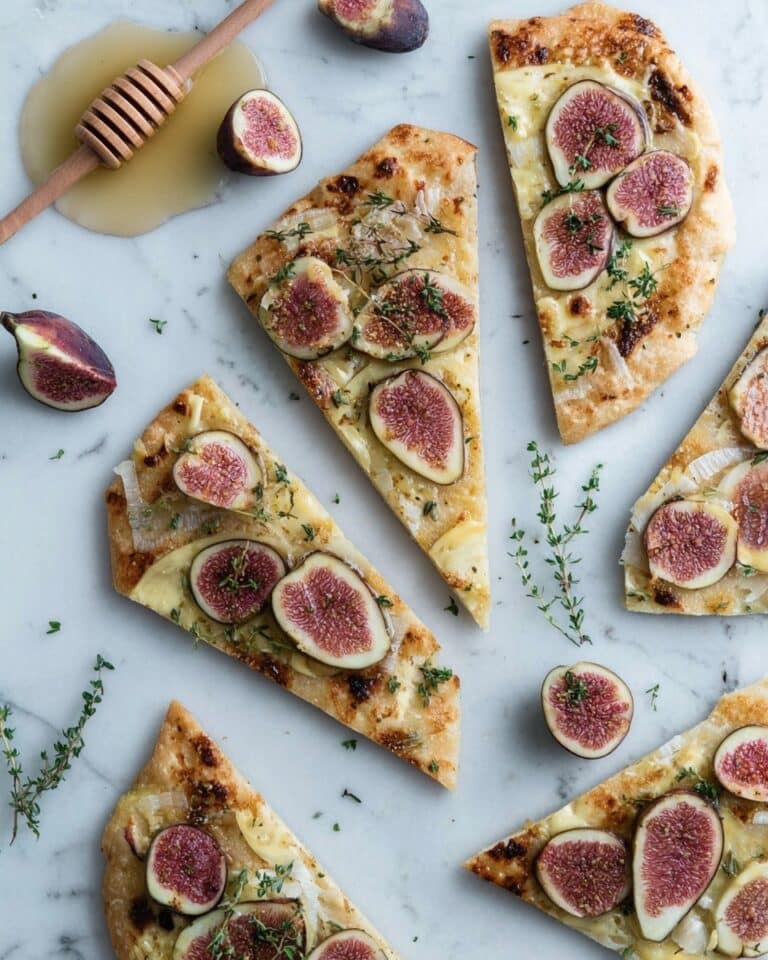 5 Ingredient Fig and Smoked Gouda Flatbreads Recipe
