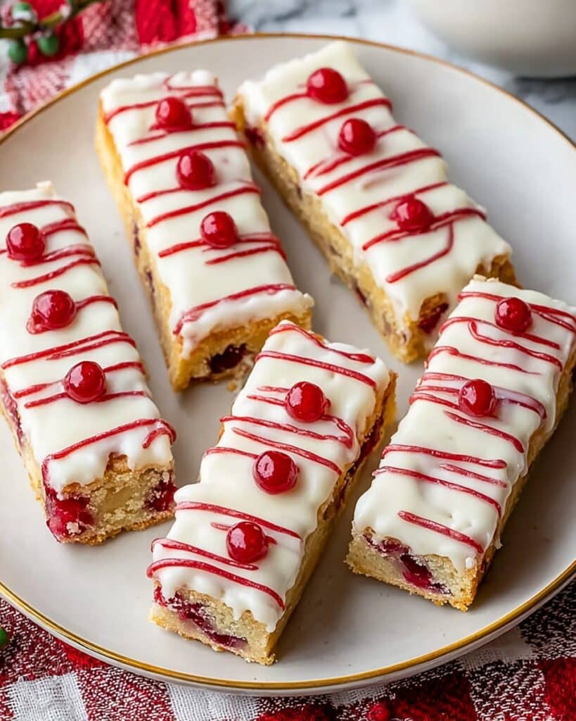 Christmas Cherry Bars Recipe