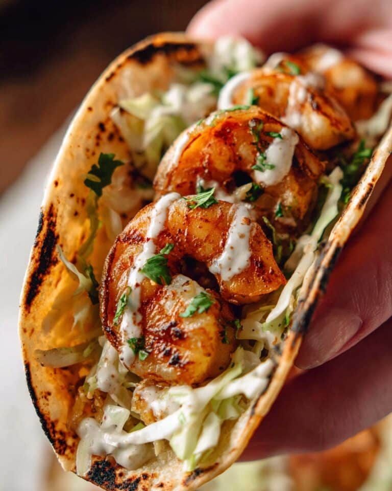 Prawn Tacos with Chipotle Lime Marinade Recipe