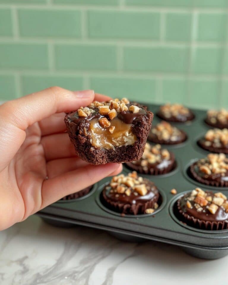 Snickers Brownie Bites Recipe