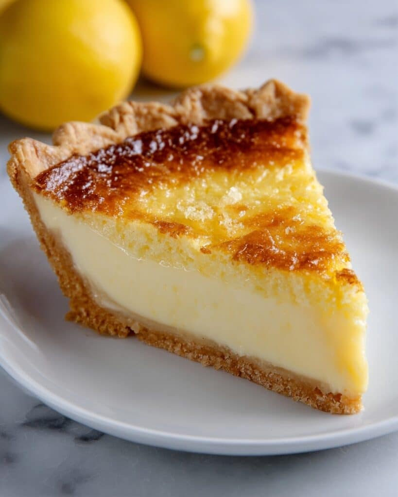 Lemon Sponge Pie Recipe