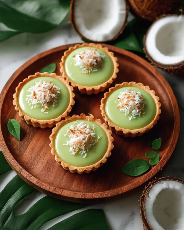 Thai Pandan Coconut Tarts Recipe