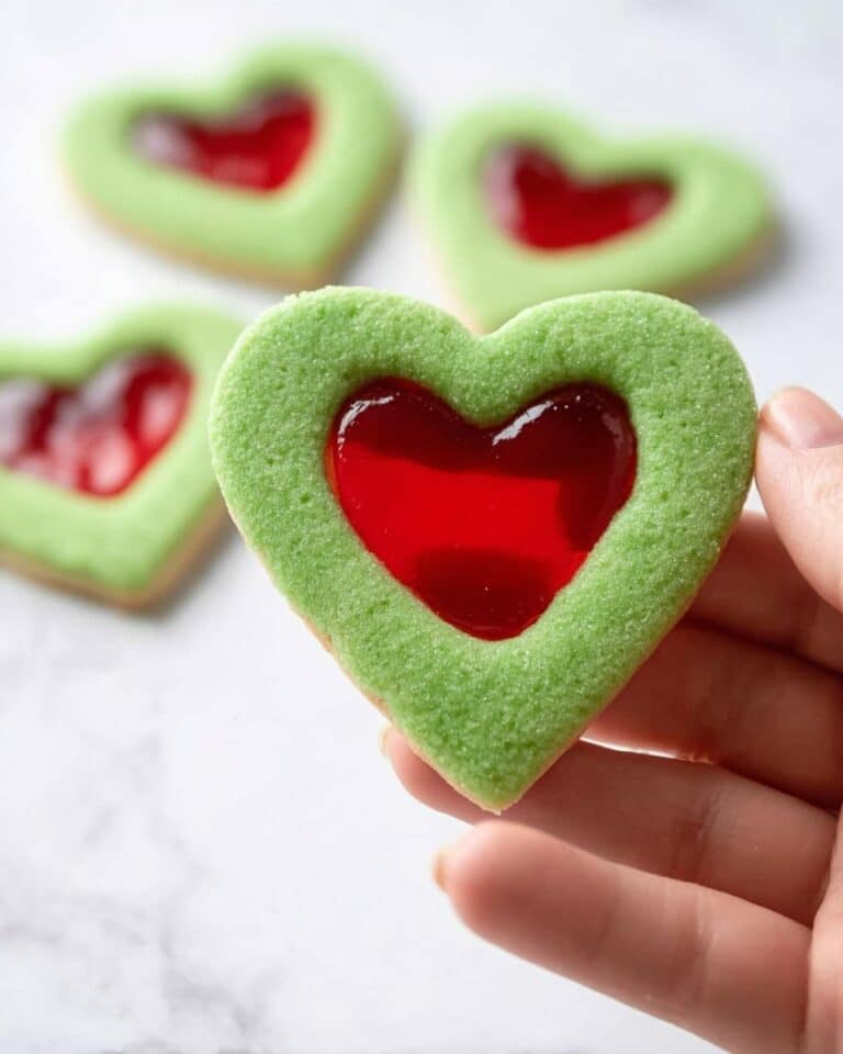 Grinch Heart Cookies Recipe
