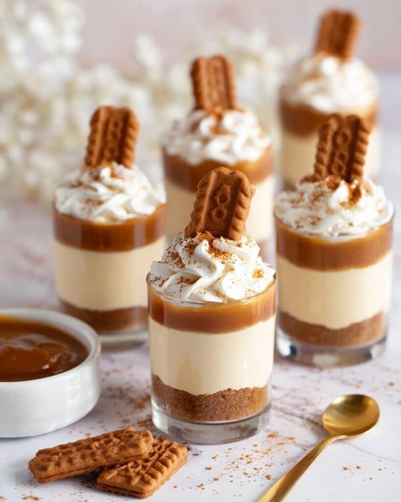 No-Bake Biscoff Cheesecake Cups Recipe