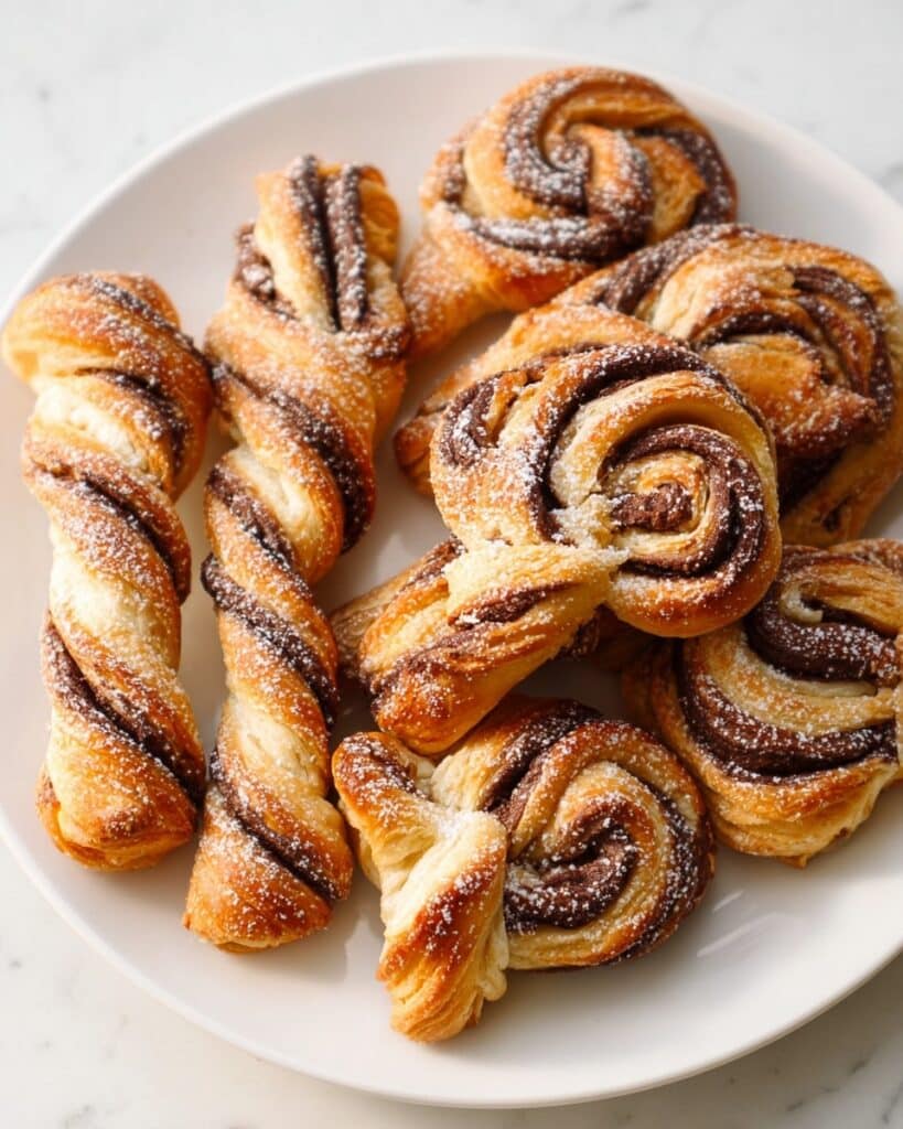 Nutella Puff Pastry Twists, Knots, & Rolls Recipe