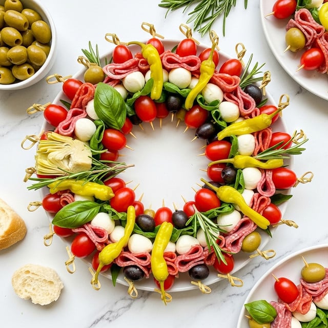 Antipasto Wreath Recipe