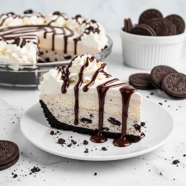 Cookies and Cream Ice Cream Pie Recipe