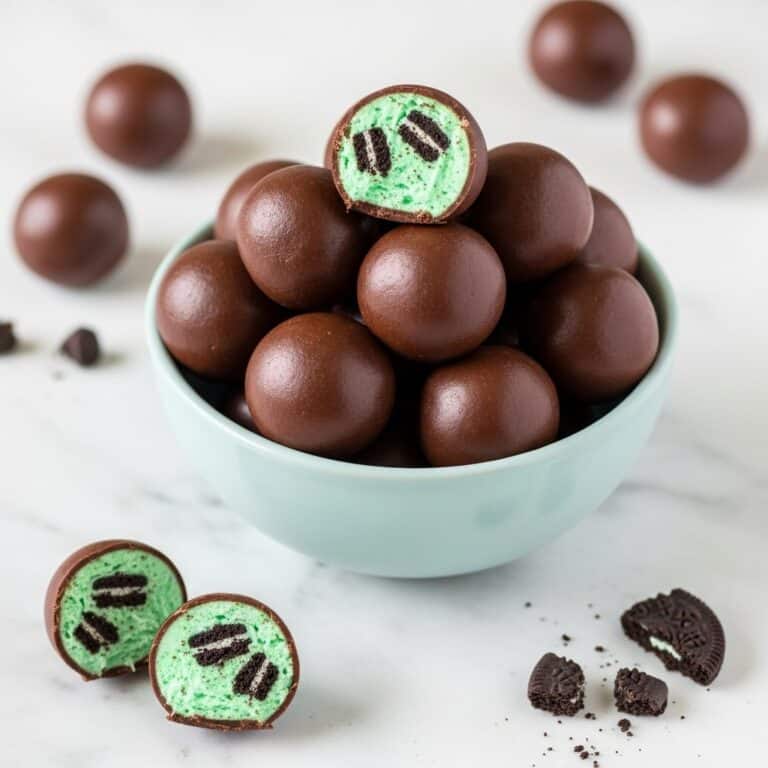 Mint Chocolate Chip Truffles Recipe