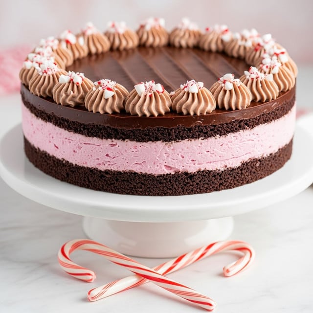 No Bake Peppermint Cheesecake Recipe