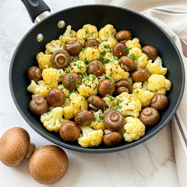 Mushroom Cauliflower Skillet Recipe
