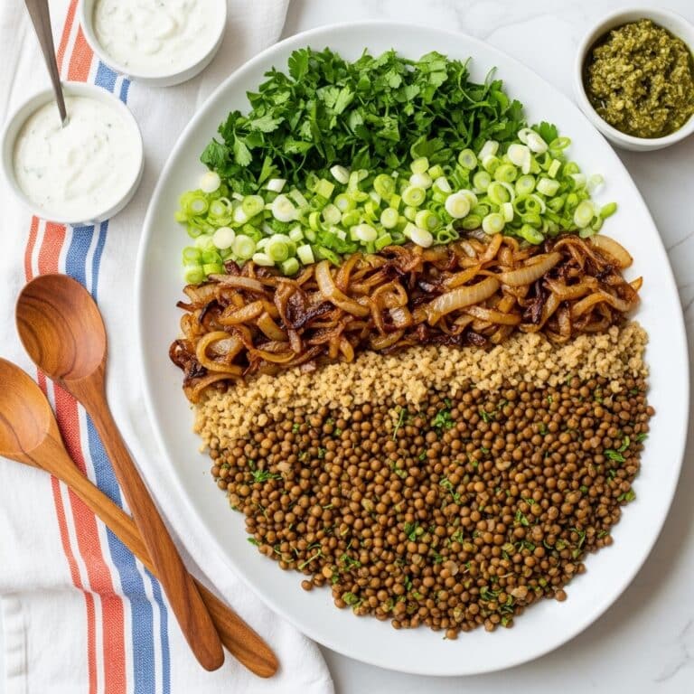 Mujadara (Lentils and Rice with Caramelized Onions) Recipe