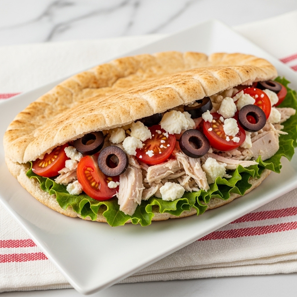 Tuna-Stuffed Pita Pockets Recipe