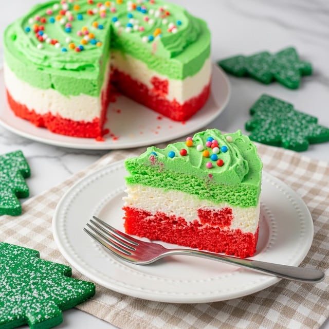 Christmas Rice Krispie Cheesecake Recipe