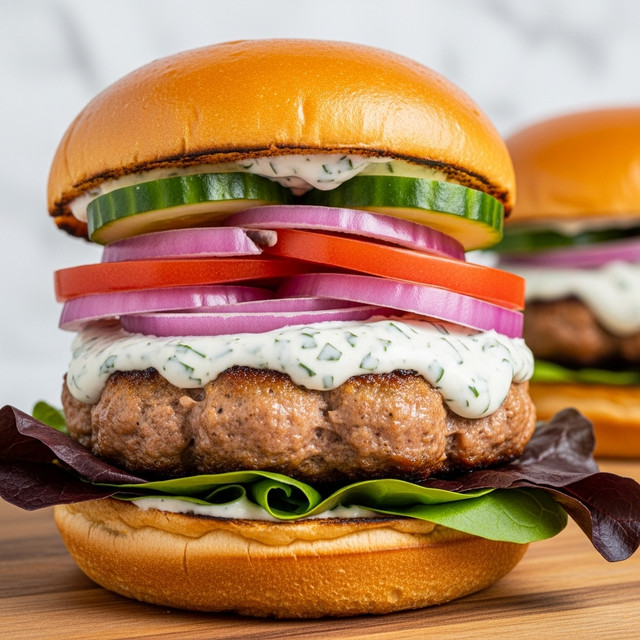 Greek Turkey Burgers Recipe