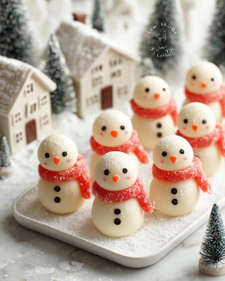No-Bake Snowman Truffles Recipe