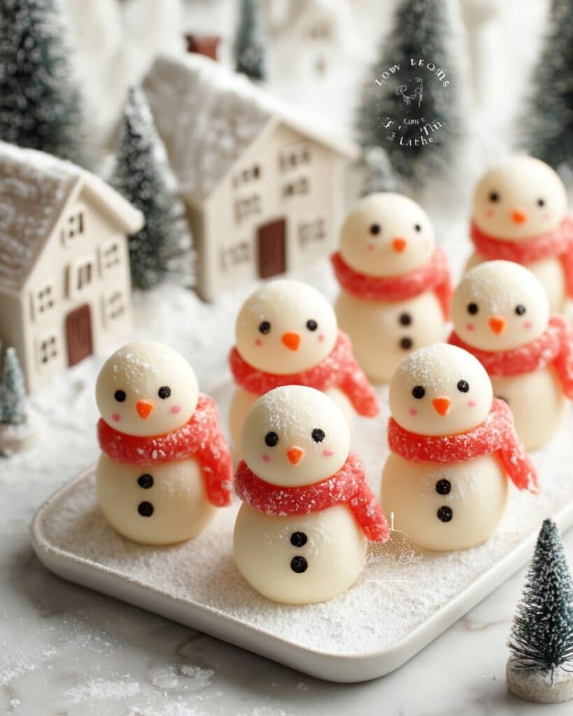 No-Bake Snowman Truffles Recipe
