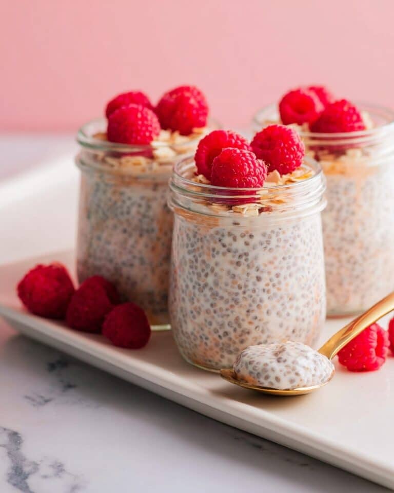 Raspberry Overnight Oats Recipe