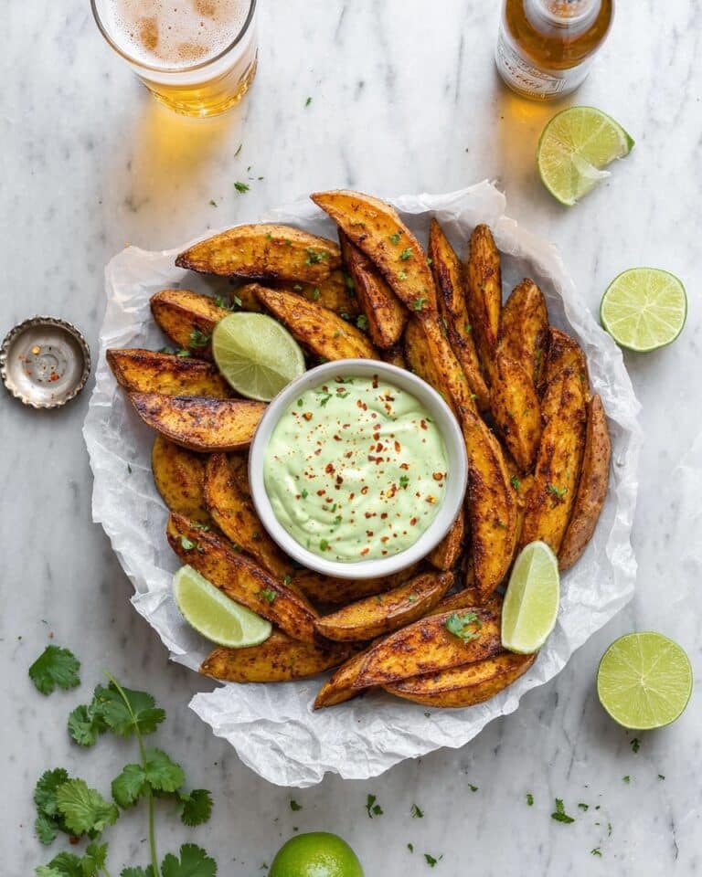 Mexican Sweet Potato Fries with Avocado Aioli Recipe