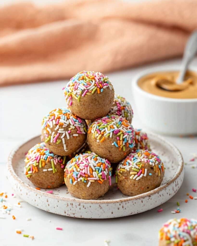 Birthday Cake Protein Balls Recipe
