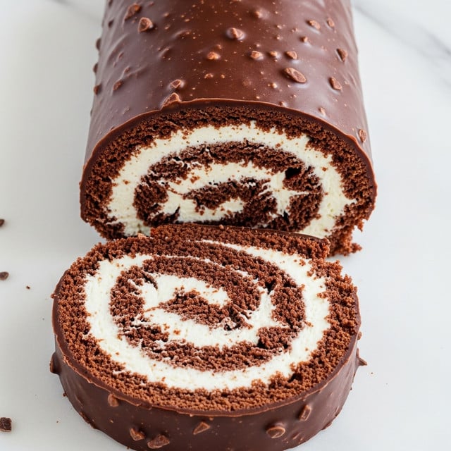 Chocolate Espresso Swiss Roll Recipe
