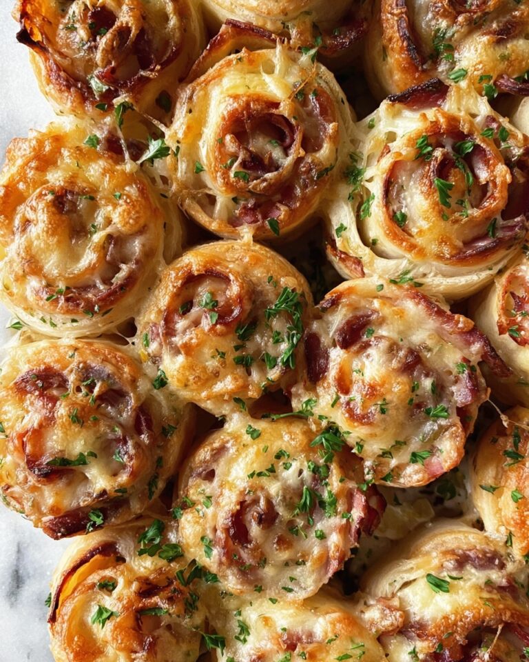 Salami and Cheese Puff Pastry Pinwheels Recipe