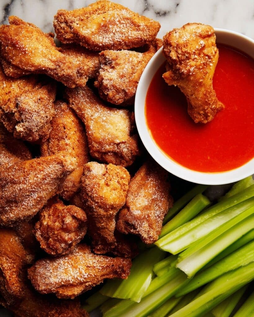 Ranch Wings with Buffalo Sauce Recipe