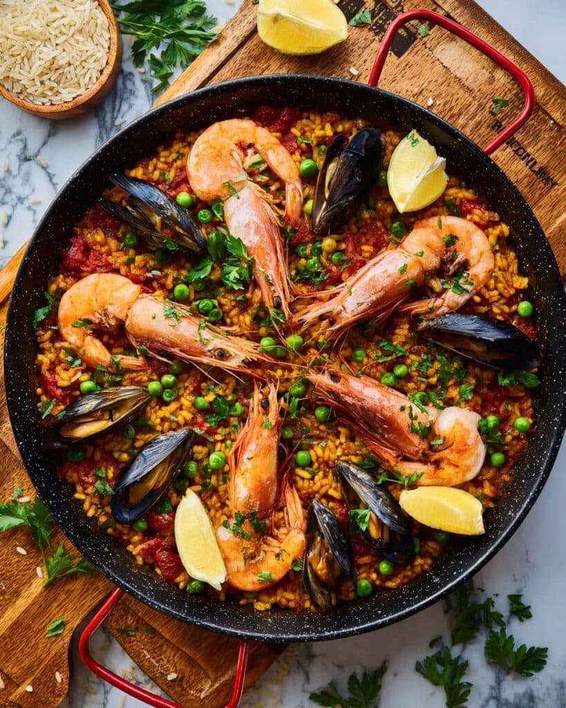 Classic Spanish Seafood Paella Recipe