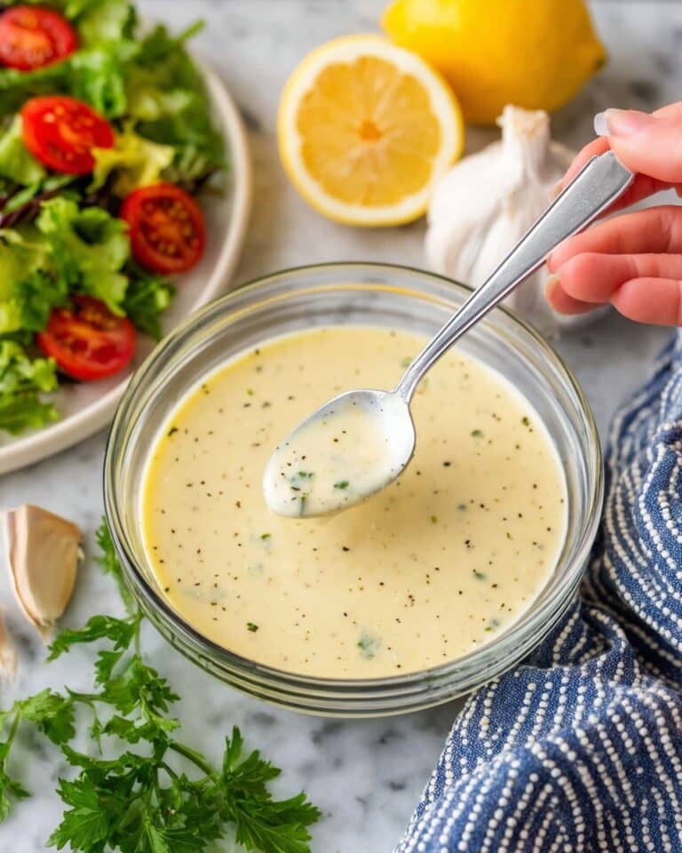 Easy Garlic Dressing Recipe