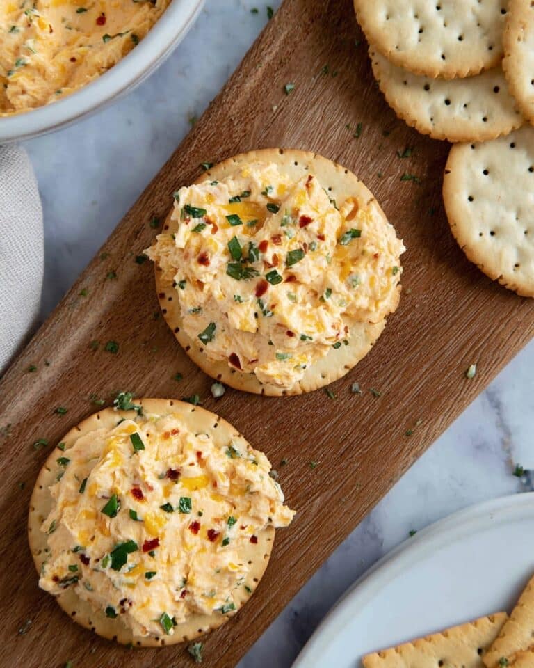 Three Cheese Spread Recipe