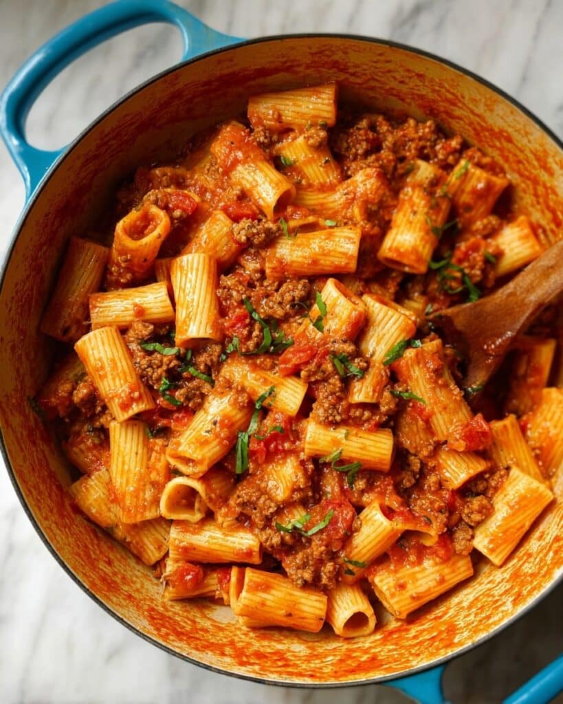 Rigatoni Bolognese Recipe
