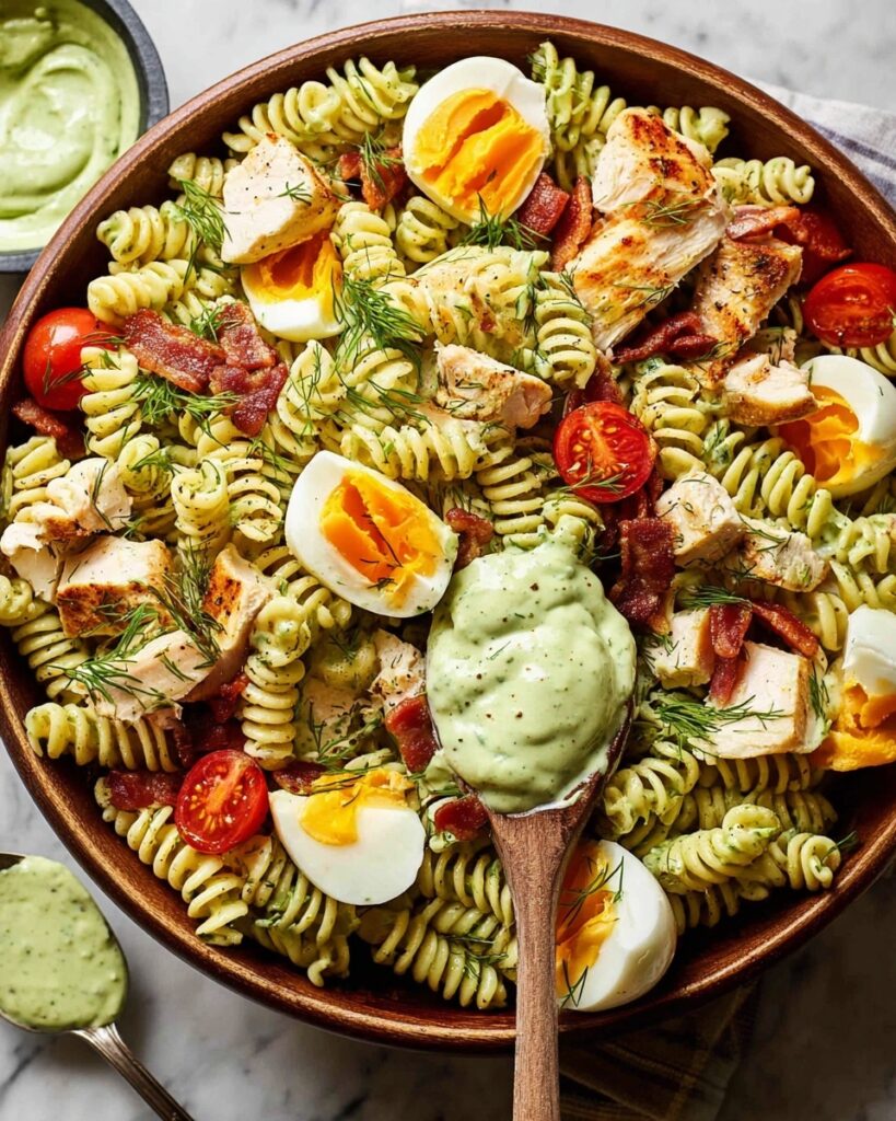 The Most Amazing Avocado Pasta Salad Recipe