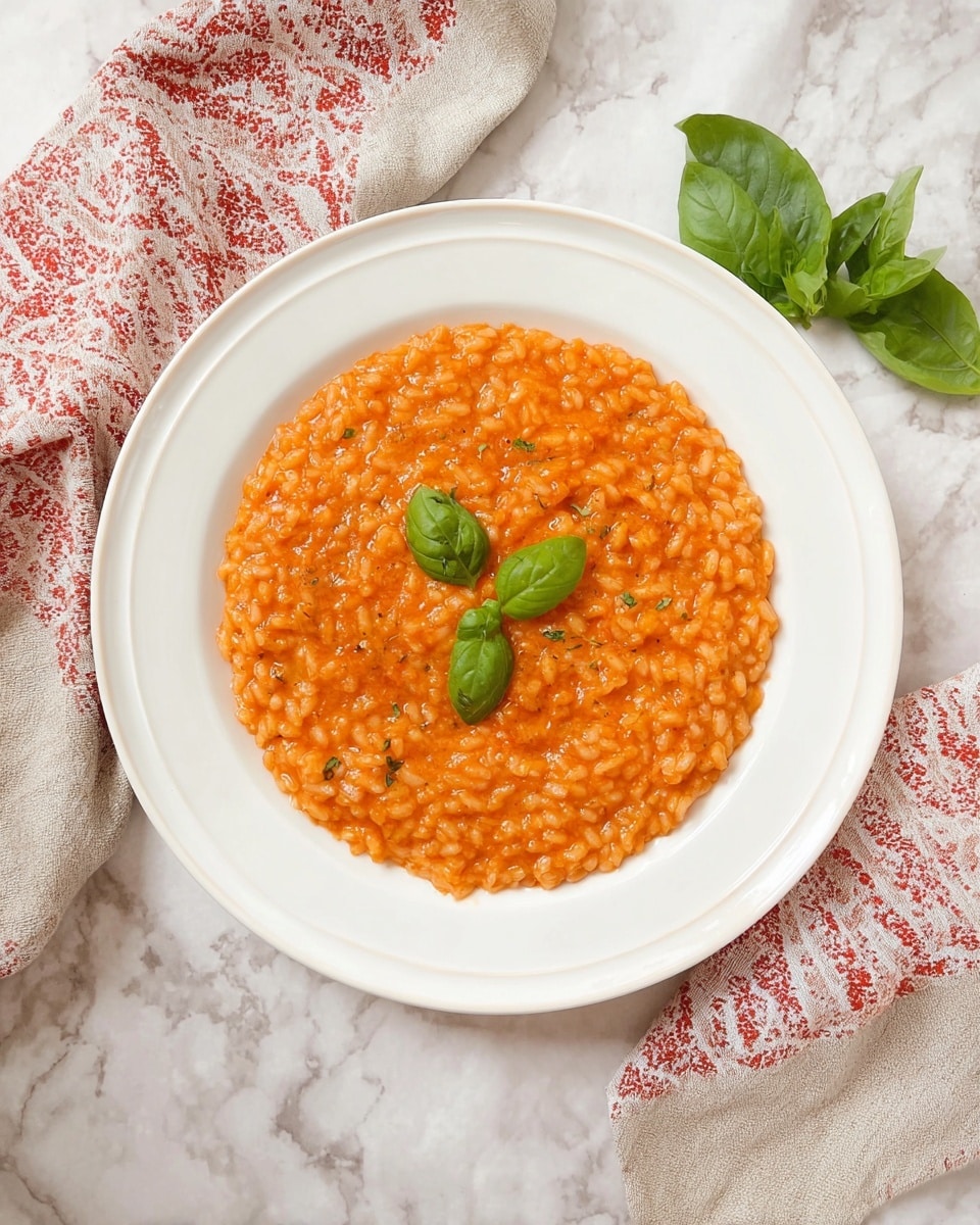 A metal pot with two red handles holds a thick, chunky mixture of orange-red lentils cooked in a tomato sauce. The mixture fills most of the pot, showing some texture from the lentils and a few small green leaves mixed inside. A wooden spoon with a smooth surface rests inside the pot, partially dipped into the lentil sauce. To the left, there is a small bowl filled with light yellow shredded cheese. The pot and bowl sit on a white marbled textured surface. In the top right corner, a white cloth with orange and green embroidered patterns is partially visible. A few green basil leaves lie beside the pot. photo taken with an iphone --ar 4:5 --v 7