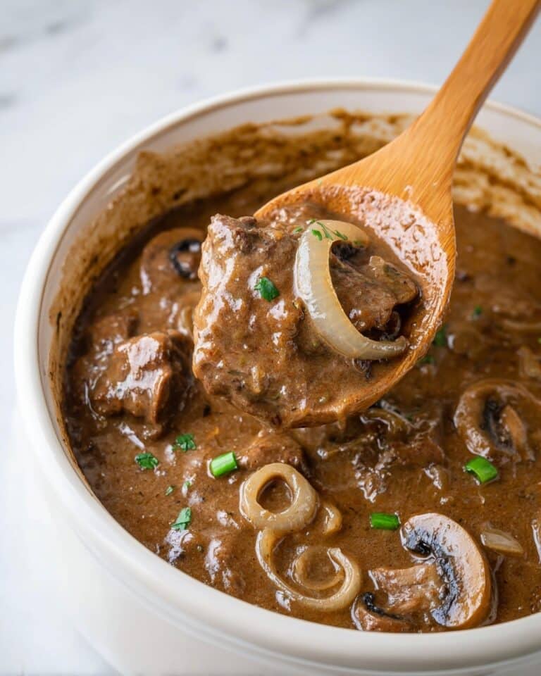 Slow Cooker Salisbury Steak Recipe