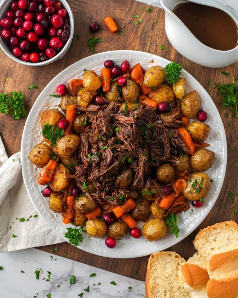 Slow Cooker Cranberry Pot Roast Recipe