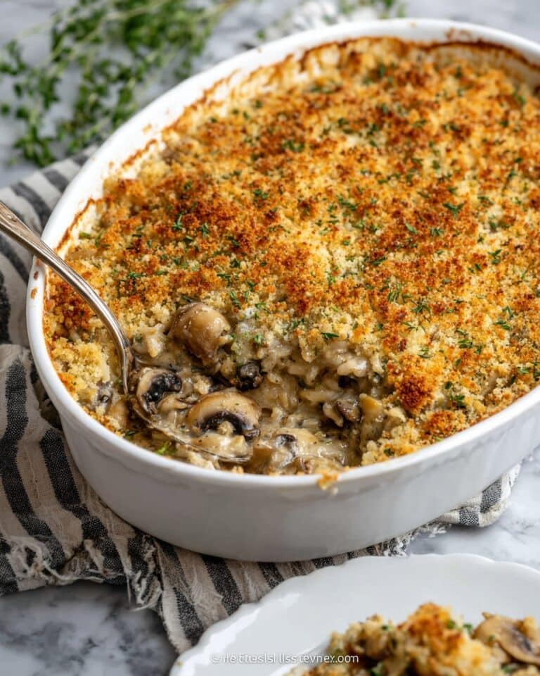 Chicken and Mushroom Casserole Recipe