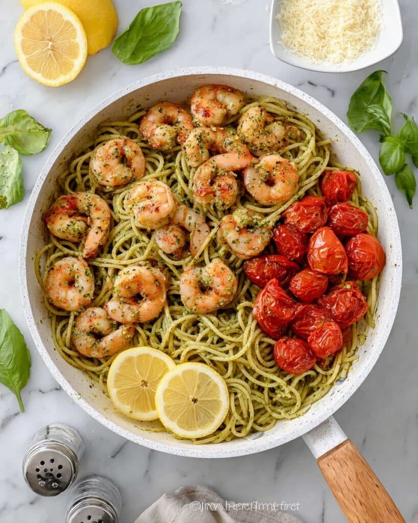 Shrimp Pesto Pasta Recipe
