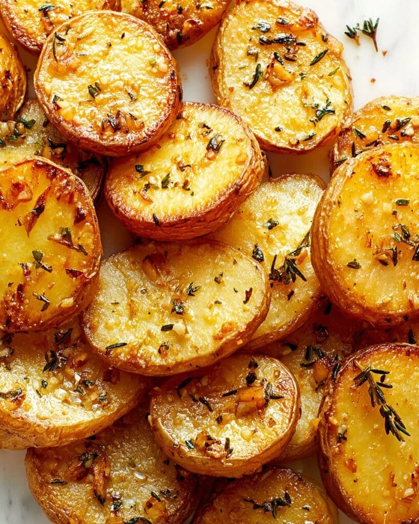 Melting Potatoes with Garlic, Rosemary, and Thyme Recipe