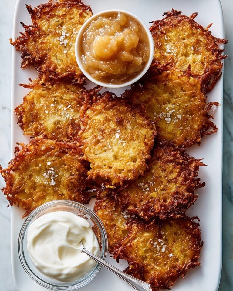 Classic Potato and Onion Latkes Recipe