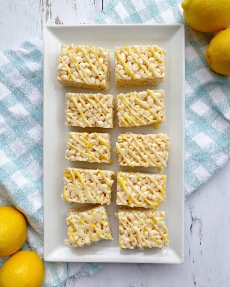 Lemon Rice Krispy Treats Recipe