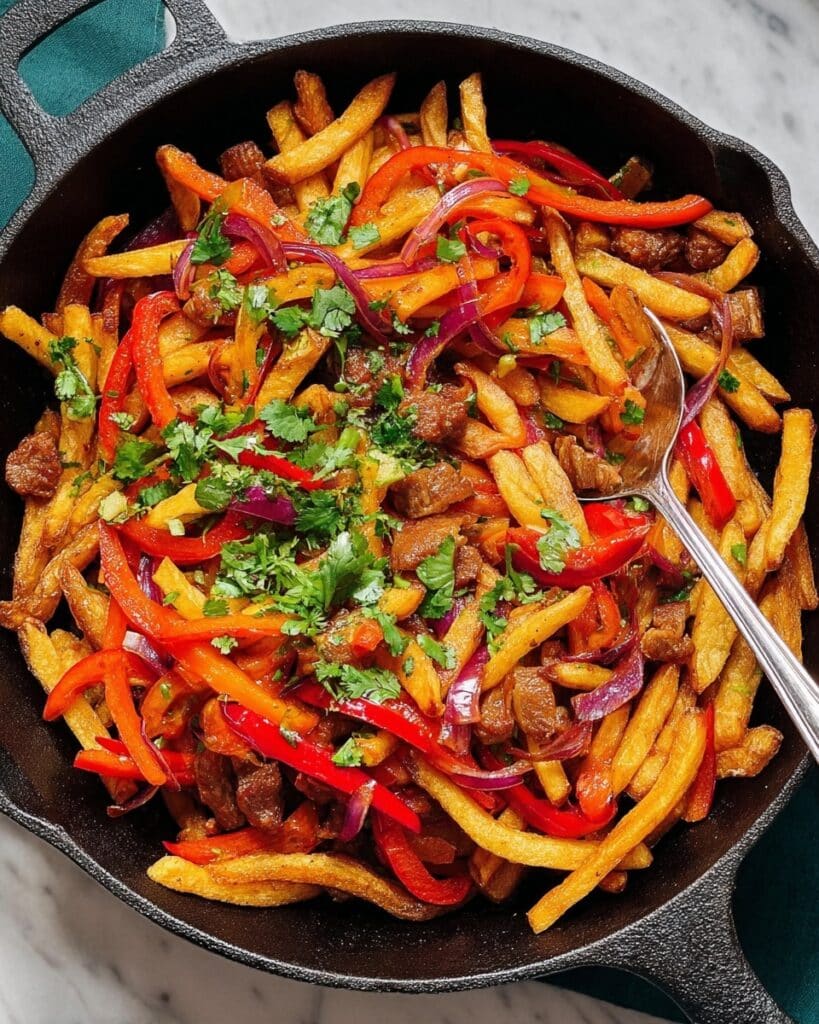 Seitan Lomo Saltado Recipe