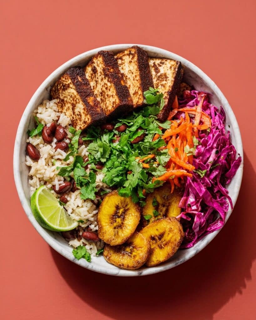Jerk Tofu Grain Bowls Recipe